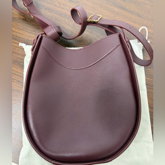 Loewe Hammock Slice Bag in Dark Burgundy NWT - Picture 7 of 9